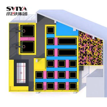 Parc Trampolîn Gwanwyn Neidio Uchel