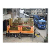 Trampolîn Awyr Agored gyda Threlar